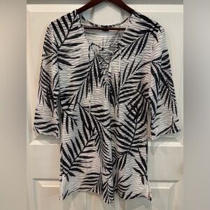Portocruz Leaf Dress Swimsuit Cover-Up Size S